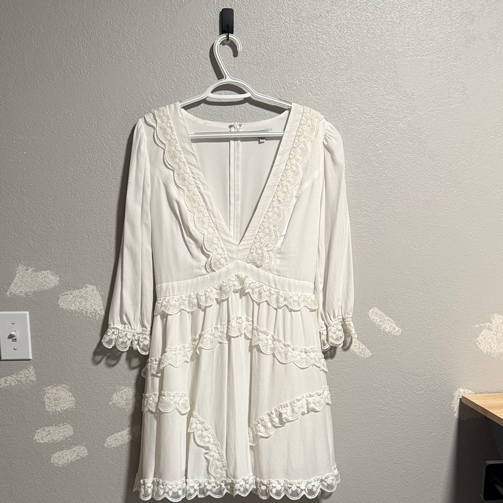 Minuet Petite Ivory Dress